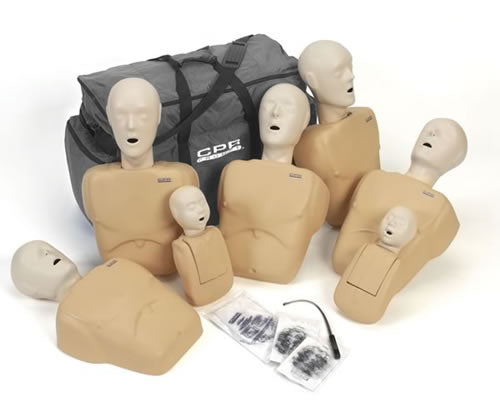 CPR Prompt 7 Packs: 5-Adult/Child & 2-Infant Combo Pack - Tan