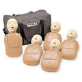 Extra Manikin Head Packs - Adult/Child Manikin Heads, 5-pack - Tan